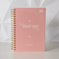 Natalies Outlet My Best Me Journal - A4+ Spiral Bound Quarterly Planner with 252 Pages for Daily Reflections & Productivity - Comfortable Writing Experience - 80 gsm Paper - 11 Sections for Organization - Personal Organizer Book