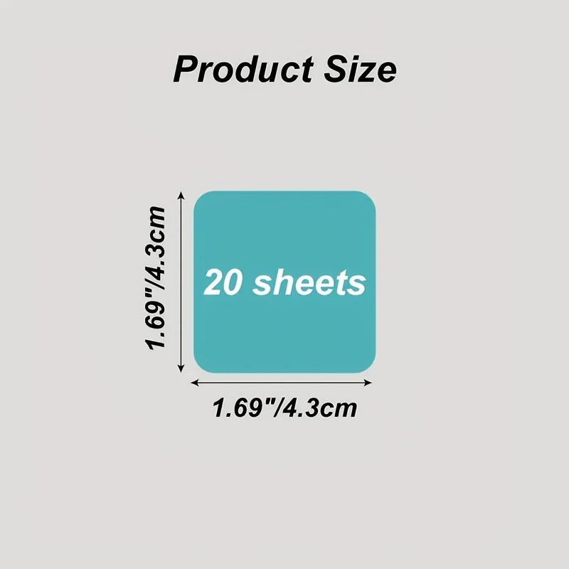 100 Sheets Transparent Sticky Notes, 5 Packs Random Color PET Self-Adhesive Memo Pad, Translucent Notes for Reading Highlighting, Book Annotation, Office School Supplies