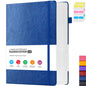 A4 Lined Journal Notebook, 320 Pages Large College Ruled Notebook, Hardcover Faux Leather Notebook with 100Gsm Thick Pages for Writing Women, Professional Business Notebook, 8.5 X 11In, Back to School