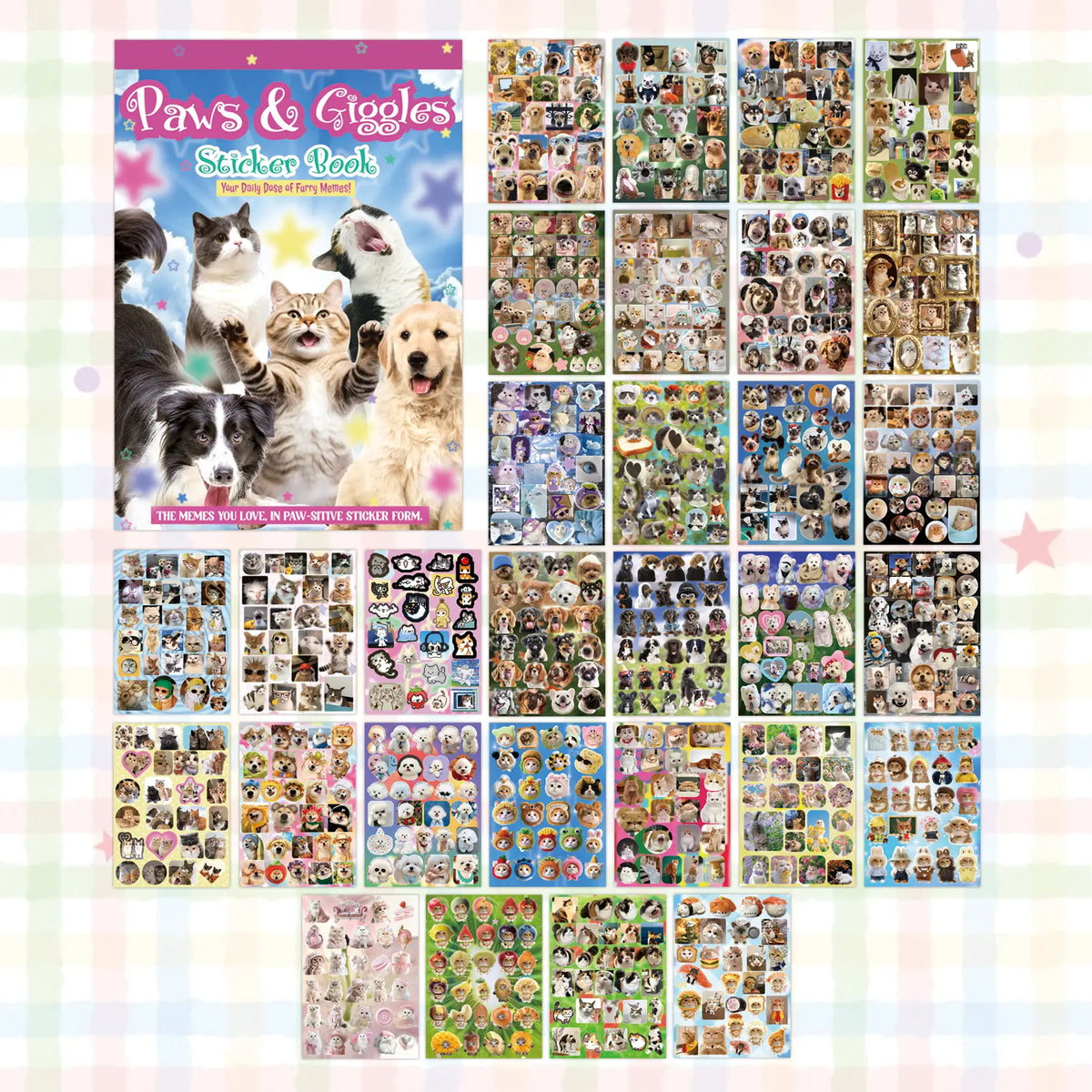 3 Styles Cute Pet Sticker Book – 30 Sheets, 800 Pcs Stickers per Style, Cat & Dog Aesthetic Stickers for Scrapbooking, Journaling, DIY Crafts, Kawaii Planner Stickers & Pet Lover Gifts #DealsforYouDays