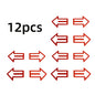 4pcs/12pcs Arrow-Shaped Bookmark Clips – Flexible Plastic Page Markers with Unique Arrow Design, Reusable Book Accessories, Perfect for Marking Pages in Novels and Textbooks, an Ideal Choice for Bookworms and Readers