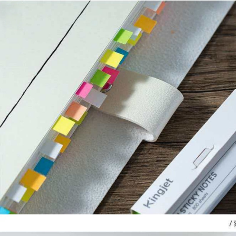 680pcs Sheets of Mini Colorful Sticky Note Index Strips. Self-Adhesive Page Marking Strips. Office Document Page Marking Stickers