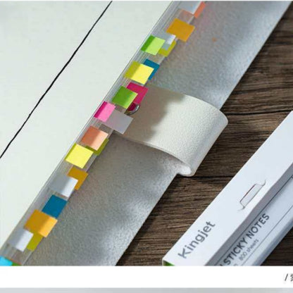 680pcs Sheets of Mini Colorful Sticky Note Index Strips. Self-Adhesive Page Marking Strips. Office Document Page Marking Stickers