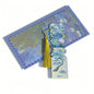 A Vintage Metal Bookmark Featuring an Oil Painting Style, Perfect for Holding Manuals And Books. It'S an Ideal Graduation Gift for Students, Useful Office Stationery