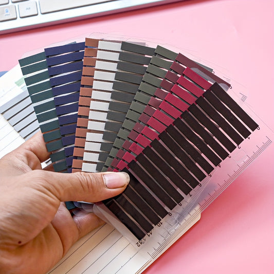 320pcs of 1 Style Colored Index Stickers, Thin Strip Sticky Notes, N Times Stickers, Reading Notes, Label Stickers, Index Stickers, Textbook Title Markers