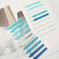 200 Sheets of New Colored Pointed Index Stickers Morandi Transparent Sticky Notes Reading Index Stickers Student Arrow Marking Stickers