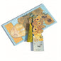 A Vintage Metal Bookmark Featuring an Oil Painting Style, Perfect for Holding Manuals And Books. It'S an Ideal Graduation Gift for Students, Useful Office Stationery