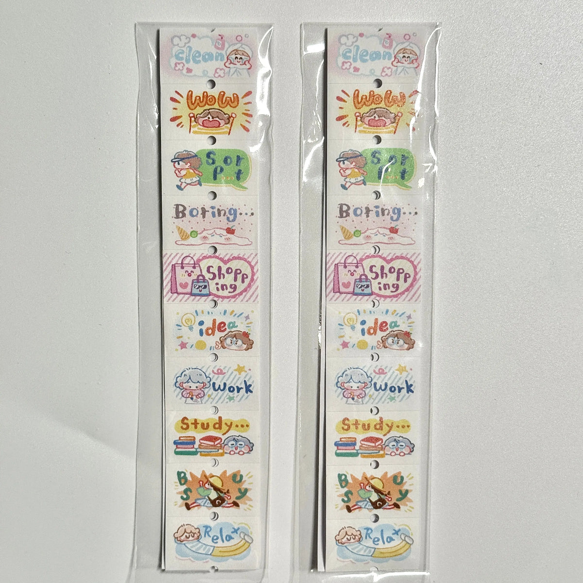 Kawaii Planner Stickers Index Stickers Bookmarks Index Tabs Labeling Tabs Sample Pack