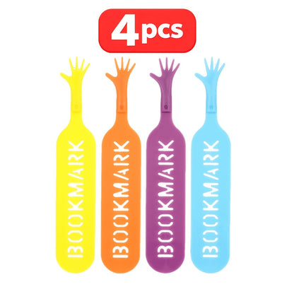 4pcs/20pcs Creative Finger Help Me Novelty Bookmark, Funny Books Mark for Pages, School Stationery Supplies