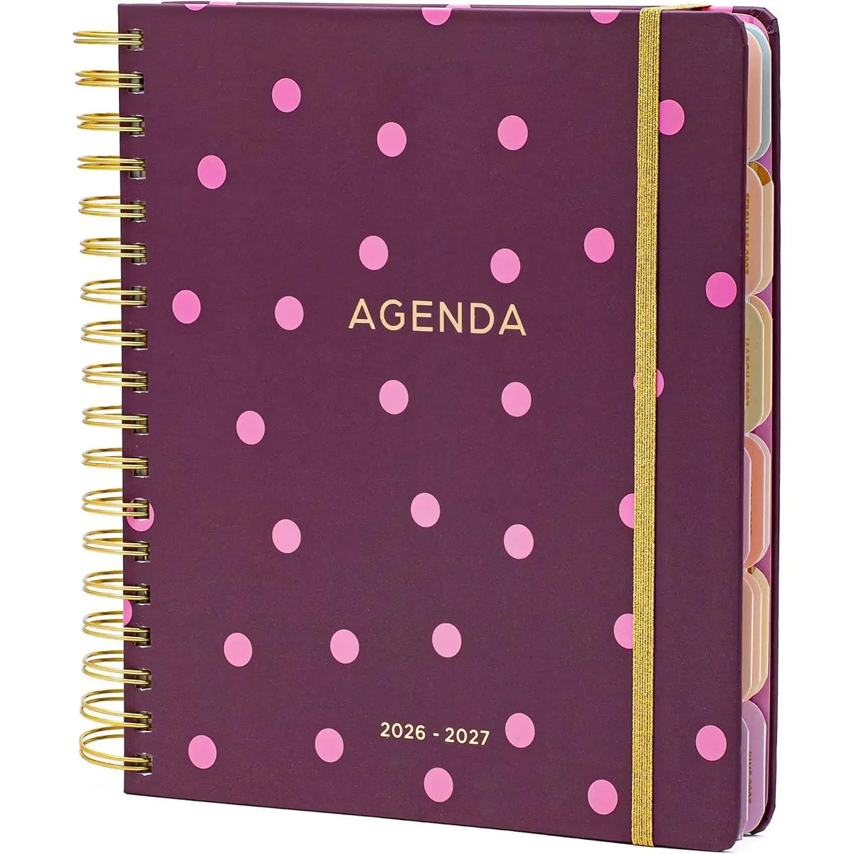 18 Month Hard Cover Planners/Calendars 10" x 10", January 2026 - June 2027 - Daily, Weekly & Monthly Organizer with Pens, Stickers, and a Sturdy Cover - Blessed