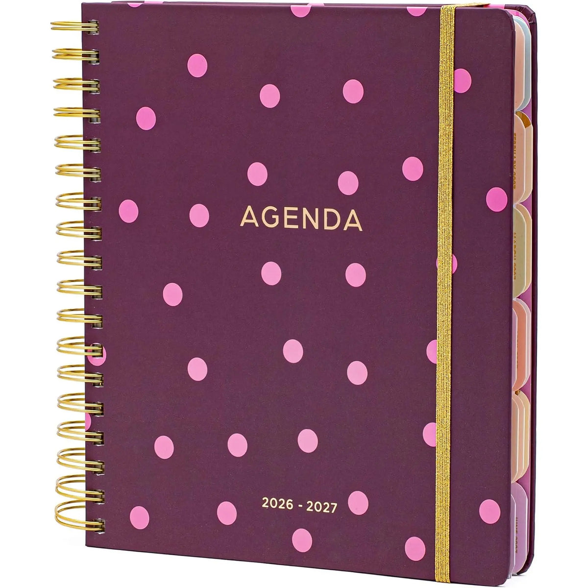 18 Month Hard Cover Planners/Calendars 10" x 10", January 2026 - June 2027 - Daily, Weekly & Monthly Organizer with Pens, Stickers, and a Sturdy Cover - Blessed