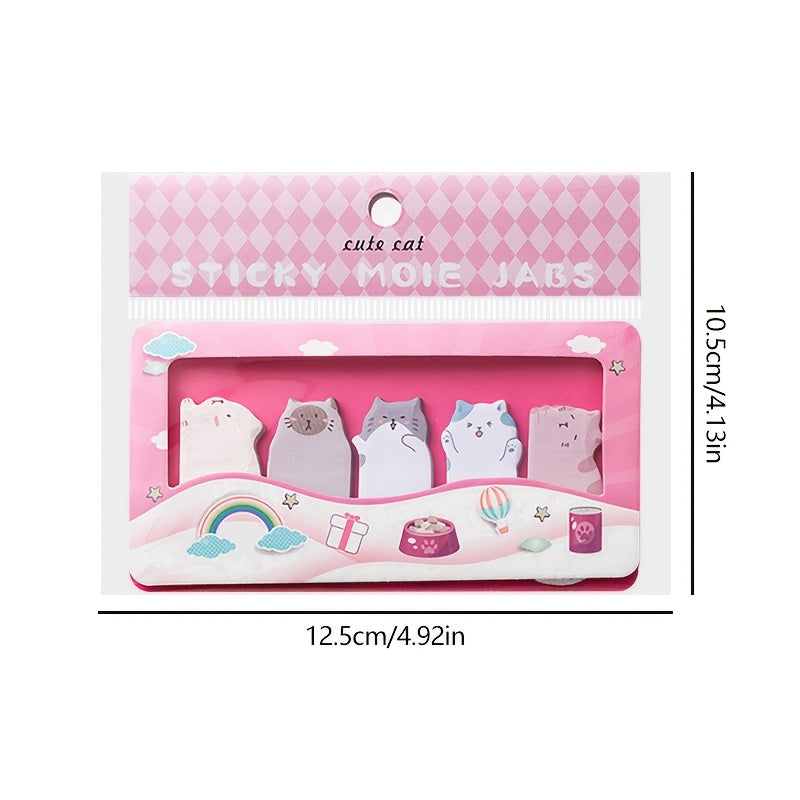 150pcs of Adorable Animal-Themed Thumb Index Tabs, Reusable Side Markers for Books, Vibrant Sticky Notes Suitable for Office And School Use