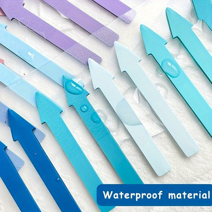 1pc of 200pcs PET ultra-thin arrow-shaped index stickers, translucent colored highlighters, bookmarks