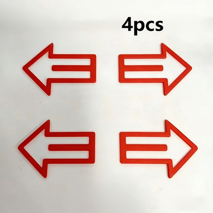 4pcs/12pcs Arrow-Shaped Bookmark Clips – Flexible Plastic Page Markers with Unique Arrow Design, Reusable Book Accessories, Perfect for Marking Pages in Novels and Textbooks, an Ideal Choice for Bookworms and Readers