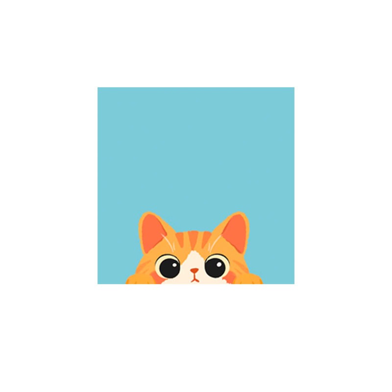 Cat-Themed Sticky Notes Suitable for Office & - Reusable No Residue Memo Pads with Strong Stickiness, Square Cat Paper Notes for Journals, Planners, Desktop Decor, Bookmark Index & Schedules (Cute Tab Markers)