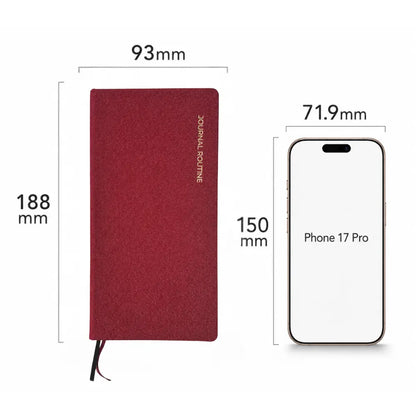 Weeks Planner Notebook – 144 Pages, Hardcover Slim Weekly Planner, Monthly & Weekly Layout, Pocket Planner, 100 GSM Paper