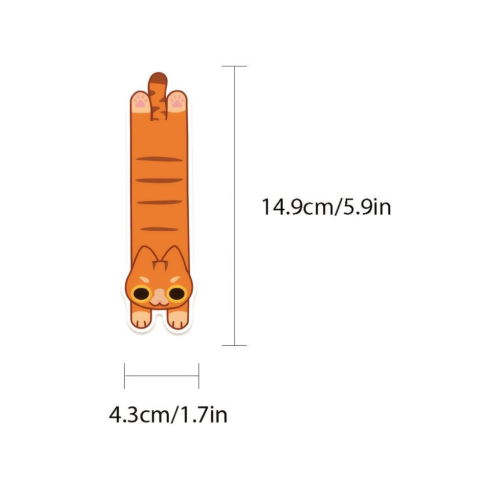 30/60pcs Cat and Dog Bookmarks, Simple and Artistic English Decorative Book Clips for Students' Book Reading Stationery and Record Keeping