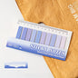 Colorful Index Sticky Notes, Writable Marking Stickers, High-Value Classification Labels, Ins-Style Sticky Notes with Loose-Leaf Ruler
